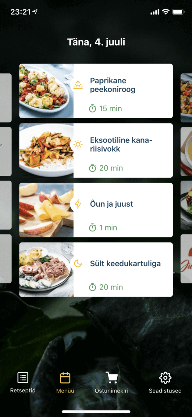 list of excludable foods